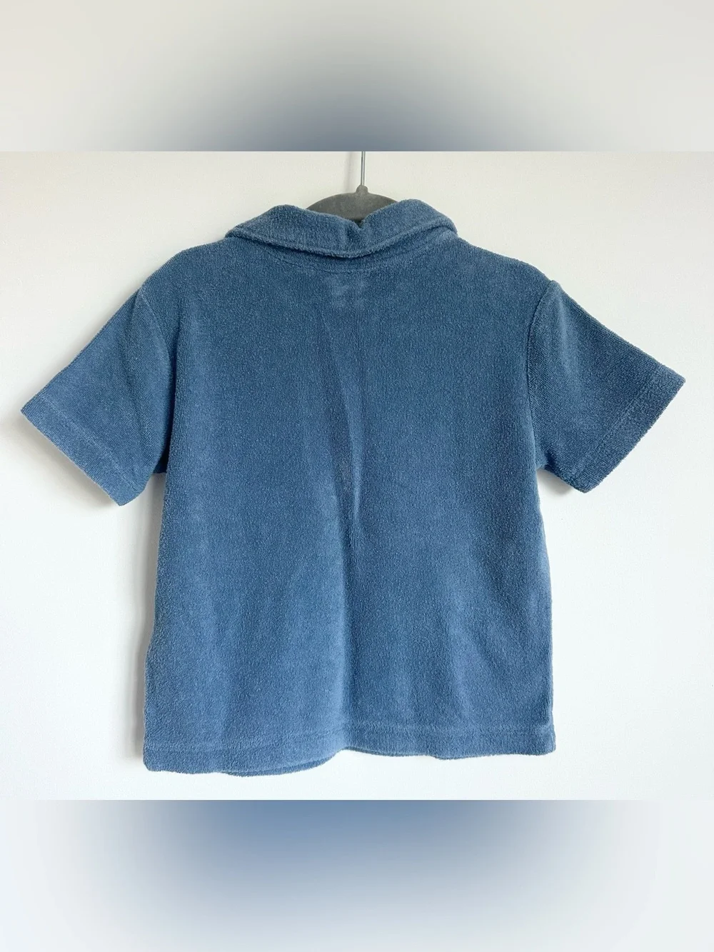 GAP Kids Dusty Blue Terry Polo Size 3